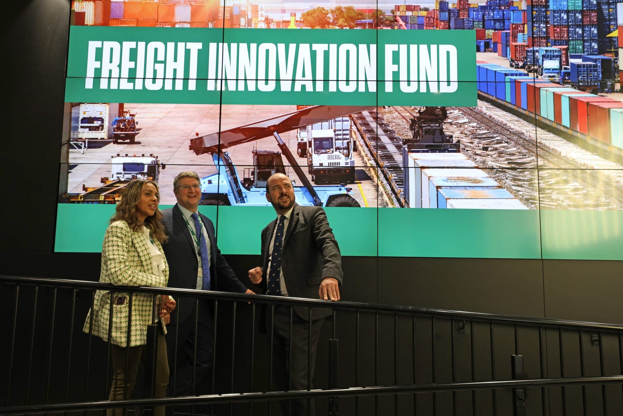A live Freight Innovation Fund trial running in a working depot