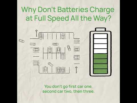 Why does charging slow down near the top?